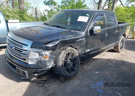 2014 Ford F-150 Platinum z USA, uszkodzony, nr VIN 1FTFW1ET8EFC64959